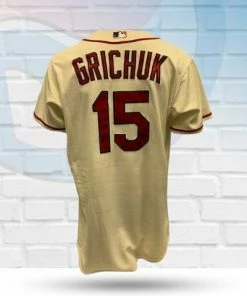 Fan Cave Sports Randal Grichuk St Louis Cardinals Autographed Authentic Game Worn Alternate Jersey - MLB