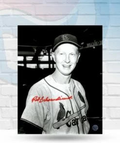 Fan Cave Sports Autographed Memorabilia Red Schoendienst St Louis Cardinals Autographed Black And White 11x14 Photo