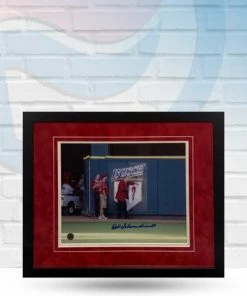 Fan Cave Sports Red Schoendienst St Louis Cardinals Autographed Framed 11x14 - COA Autographed Memorabilia