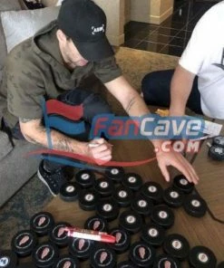 Fan Cave Sports Robby Fabbri Detroit Red Wings Autographed Official Game Puck - COA Autographed Memorabilia