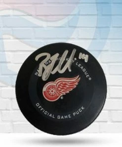 Fan Cave Sports Robby Fabbri Detroit Red Wings Autographed Official Game Puck - COA Autographed Memorabilia