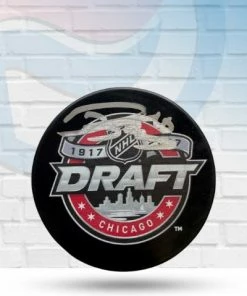 Fan Cave Sports Robert Thomas St Louis Blues Autographed 2017 Draft Puck - JSA Autographed Memorabilia