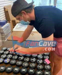 Fan Cave Sports Robert Thomas St Louis Blues Autographed 2017 Draft Puck - JSA Autographed Memorabilia