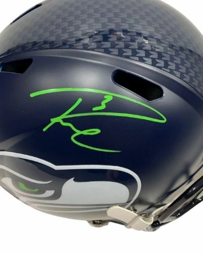 Fan Cave Sports Russell Wilson Seattle Seahawks Autographed Full Size Speed Helmet - COA 2 Fan Cave Sports Russell Wilson Seattle Seahawks Autographed Full Size Speed Helmet - COA