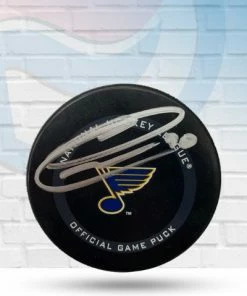 Fan Cave Sports Ryan O'Reilly St Louis Blues Autographed 2021 Official Game Puck - JSA Autographed Memorabilia