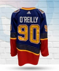 Fan Cave Sports Autographed Memorabilia Ryan O'Reilly St Louis Blues Autographed Adidas Retro Jersey - JSA