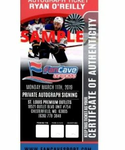 Fan Cave Sports Ryan O'Reilly St Louis Blues Autographed Framed 20x24 W/ Inscriptions - COA