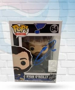 Ryan O'Reilly St Louis Blues Autographed Funko Pop: Blue Signature - JSA Autographed Memorabilia