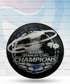 Fan Cave Sports Ryan O'Reilly St Louis Blues Autographed Stanley Cup Champions Logo Puck - JSA Autographed Memorabilia