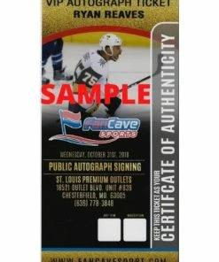 Fan Cave Sports Ryan Reaves St Louis Blues Autographed 2005 Draft Puck Extra Fine- COA 5 Fan Cave Sports Ryan Reaves St Louis Blues Autographed 2005 Draft Puck Extra Fine- COA