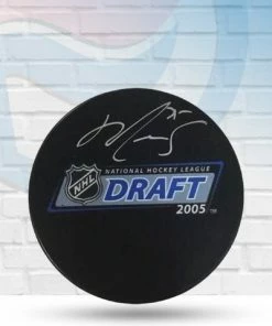 Fan Cave Sports Ryan Reaves St Louis Blues Autographed 2005 Draft Puck Extra Fine- COA
