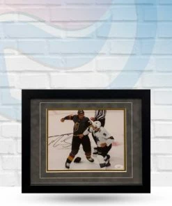 Fan Cave Sports Ryan Reaves Vegas Golden Knights Autographed Framed 8x10 - JSA