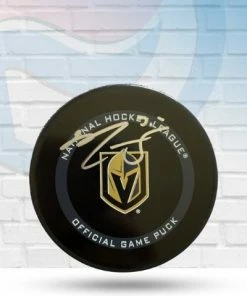 Fan Cave Sports Ryan Reaves Vegas Golden Knights Autographed Official Game Puck - COA