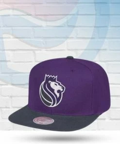 Mitchell & Ness Sacramento Kings Mitchell And Ness Two Tone Core Basic Snapback Hat Hats