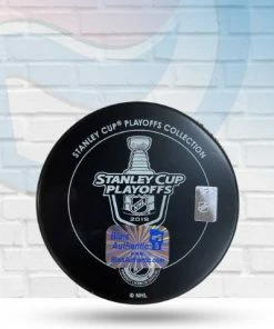 Fan Cave Sports Sammy Blais St Louis Blues Autographed Stanley Cup Champions Logo Puck - Blais COA
