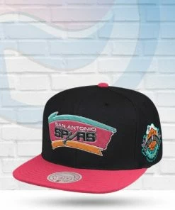 Mitchell & Ness San Antonio Spurs Mitchell And Ness 1996 All Star Side Patch Snapback Hat