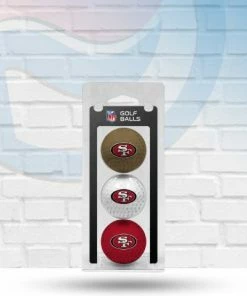Team Golf San Francisco 49ers 3-Pack Golf Balls