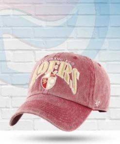 '47 Brand Hats San Francisco 49ers Legacy Razor Red Clean Up Adjustable Hat