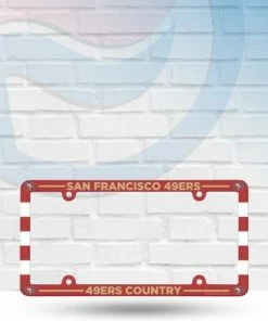 WinCraft San Francisco 49ers Plastic License Plate Frame