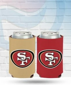 WinCraft San Francisco 49ers Team Logo Can Koozie Drinkware