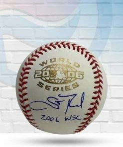 Fan Cave Sports Autographed Memorabilia Scott Rolen St Louis Cardinals Autographed 2006 World Series Baseball W/"2006 WSC" - JSA