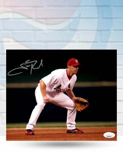 Fan Cave Sports Autographed Memorabilia Scott Rolen St Louis Cardinals Autographed Fielding Photo - JSA 1 Fan Cave Sports Autographed Memorabilia Scott Rolen St Louis Cardinals Autographed Fielding Photo - JSA