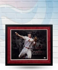 Fan Cave Sports Scott Rolen St Louis Cardinals Autographed Framed 16x20 W/ "2006 WSC" Inscription - JSA Autographed Memorabilia