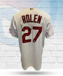 Fan Cave Sports Scott Rolen St Louis Cardinals Autographed Majestic Cool Base Jersey W/ 4 Inscriptions - JSA Autographed Memorabilia