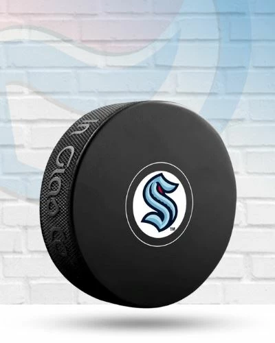 Sherwood Seattle Kraken Team Logo Autograph Puck Collectibles 1 Sherwood Seattle Kraken Team Logo Autograph Puck Collectibles