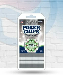 Masterpieces Puzzle Co Games Seattle Seahawks 20 Piece Poker Chips