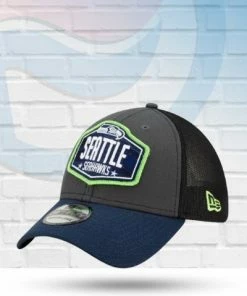 New Era Seattle Seahawks 2021 Draft 39THIRTY Flex Hat