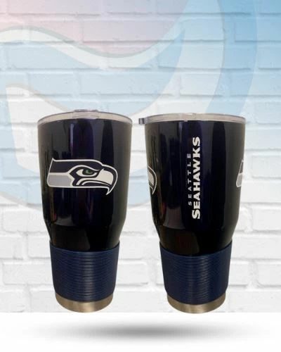 Logo Brands Seattle Seahawks 30oz Game Day Tumbler Drinkware 1 Logo Brands Seattle Seahawks 30oz Game Day Tumbler Drinkware