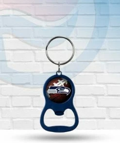 Rico Industries Keychains Seattle Seahawks Colored Bottle Opener Keychain