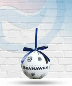 Evergreen Seattle Seahawks LED Christmas Ornament Holiday