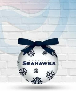Evergreen Seattle Seahawks LED Christmas Ornament Holiday