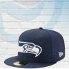 New Era Seattle Seahawks Oceanside Blue 59FIFTY Fitted Hat Hats