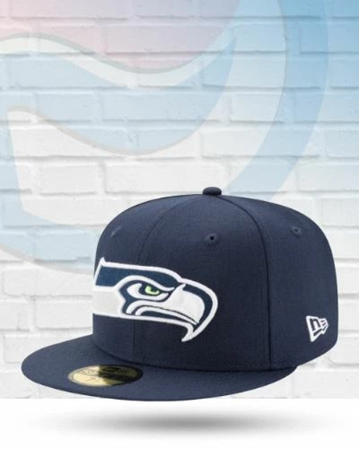 New Era Seattle Seahawks Oceanside Blue 59FIFTY Fitted Hat Hats 1 New Era Seattle Seahawks Oceanside Blue 59FIFTY Fitted Hat Hats