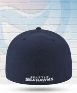 New Era Seattle Seahawks Oceanside Blue 59FIFTY Fitted Hat Hats