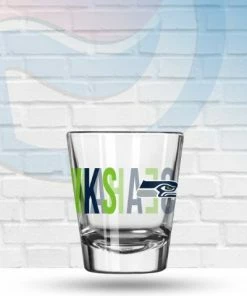 Logo Brands Seattle Seahawks Overtime Shot Glass