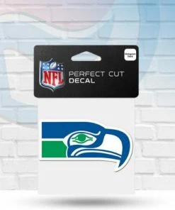 WinCraft Decals Seattle Seahawks Retro Perfect Cut Decal 4" X 4"