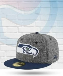 New Era Seattle Seahawks Speckled Gray 59FIFTY Fitted Hat Hats