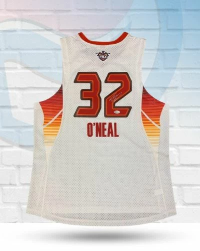Fan Cave Sports Shaquille O'Neal Autographed Mitchell & Ness 2009 All Star West Swingman Jersey - Beckett Autographed Memorabilia 1 Fan Cave Sports Shaquille O'Neal Autographed Mitchell & Ness 2009 All Star West Swingman Jersey - Beckett Autographed Memorabilia