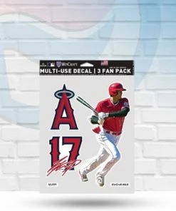WinCraft Shohei Ohtani Los Angeles Angels Multi Use 3-Pack Decal Set Decals