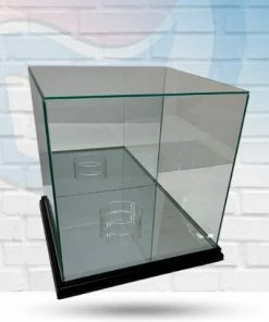 Perfect Cases Display Cases Square Shape Basketball Glass Display Case
