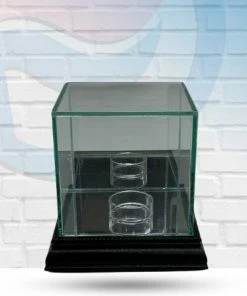Perfect Cases Square Single Puck Or Ball Glass Display Case Display Cases