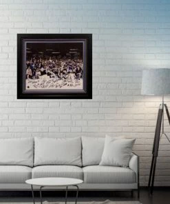 Fan Cave Sports Autographed Memorabilia St Louis Blues 2019 Stanley Cup On Ice Team Autographed Framed 16x20 - JSA (27 Autographs)