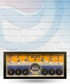 Fan Cave Sports Autographed Memorabilia St Louis Blues 2022 Winter Classic Fan Cave Exclusive Autographed Framed Puck Display - JSA