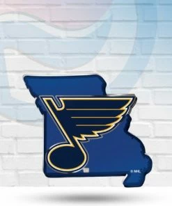 WinCraft St Louis Blues Acrylic Metallic State Auto Emblem Automotive