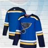 St Louis Blues Authentic Adidas Blank Home Jersey