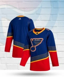 Fan Cave Sports St Louis Blues Authentic Adidas Blank Retro Jersey